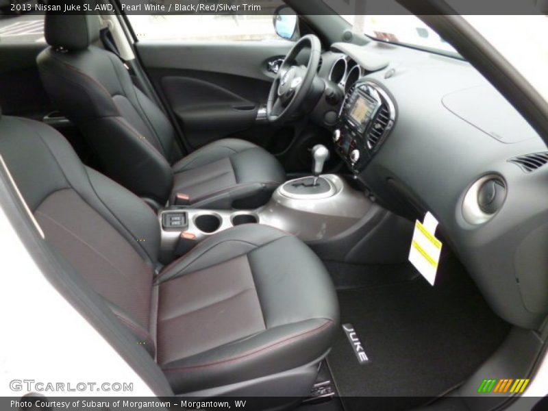 Pearl White / Black/Red/Silver Trim 2013 Nissan Juke SL AWD