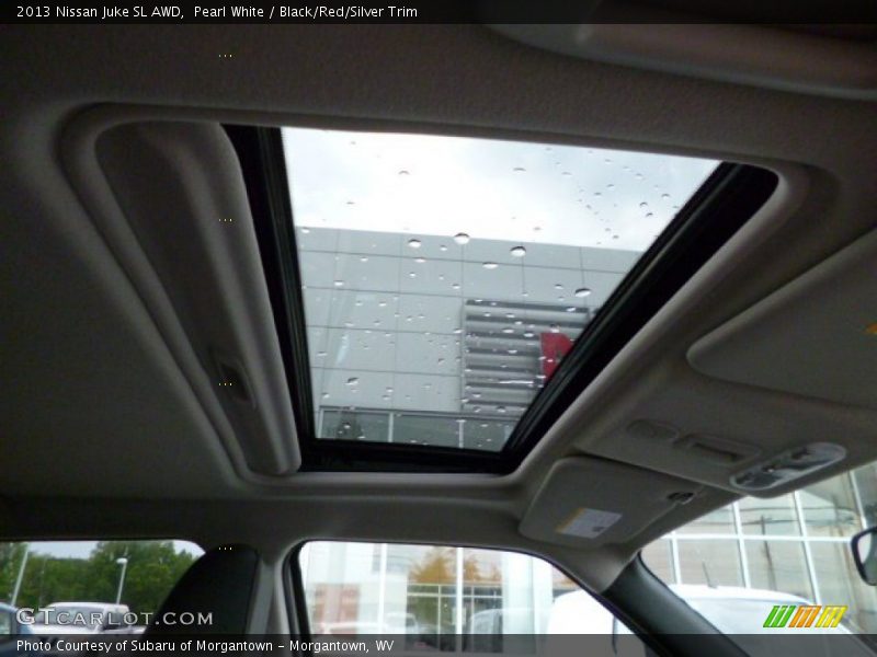 Pearl White / Black/Red/Silver Trim 2013 Nissan Juke SL AWD