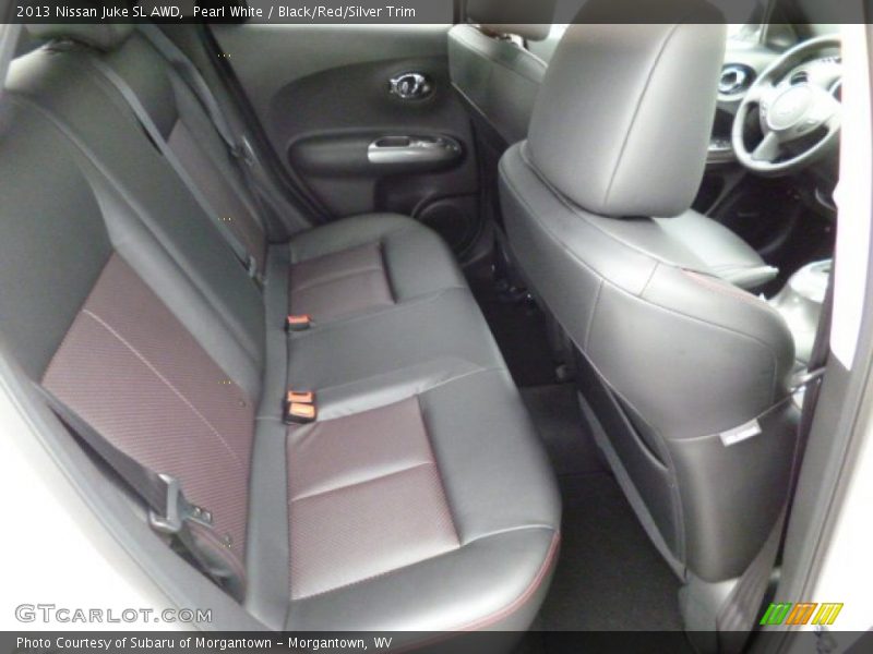 Pearl White / Black/Red/Silver Trim 2013 Nissan Juke SL AWD