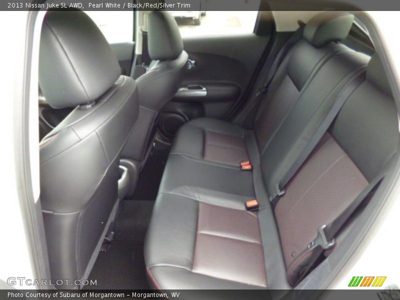 Pearl White / Black/Red/Silver Trim 2013 Nissan Juke SL AWD