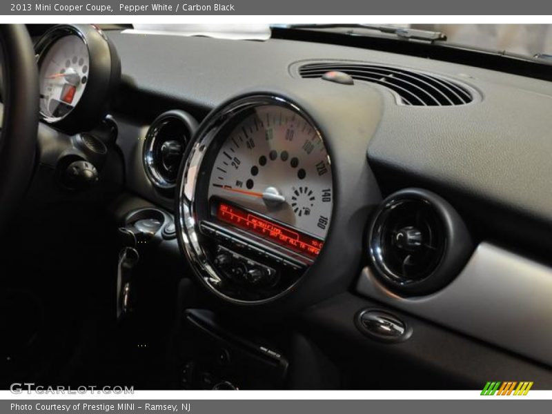 Pepper White / Carbon Black 2013 Mini Cooper Coupe
