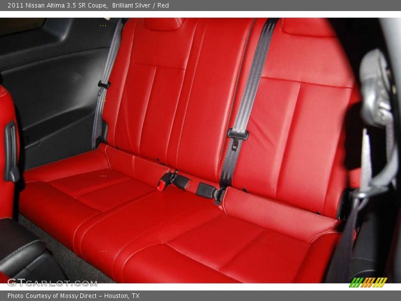 Rear Seat of 2011 Altima 3.5 SR Coupe