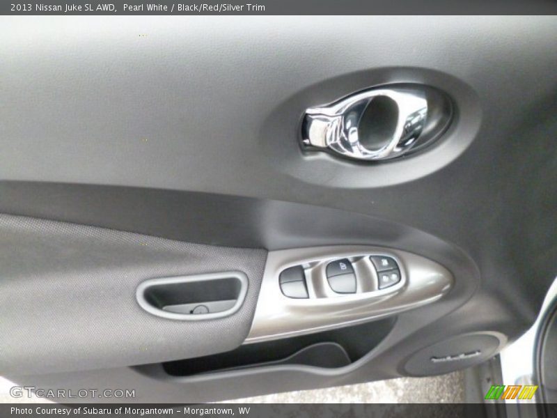 Pearl White / Black/Red/Silver Trim 2013 Nissan Juke SL AWD