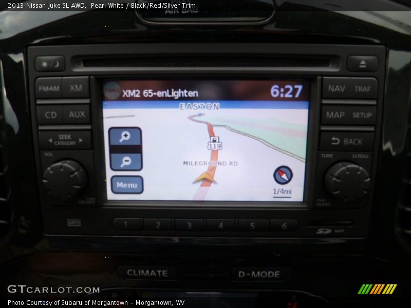 Pearl White / Black/Red/Silver Trim 2013 Nissan Juke SL AWD