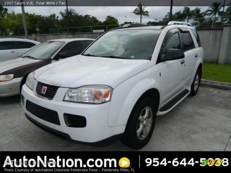 Polar White / Tan 2007 Saturn VUE