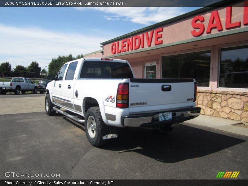Summit White / Pewter 2006 GMC Sierra 1500 SLT Crew Cab 4x4