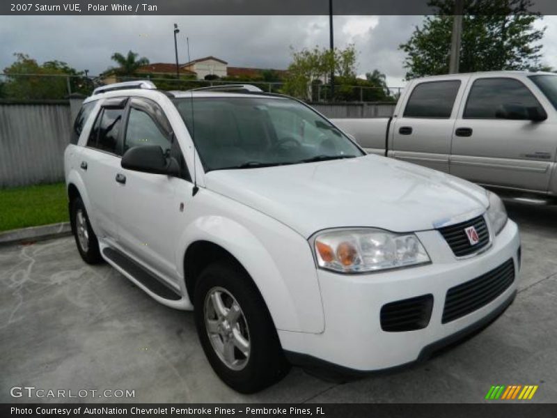 Polar White / Tan 2007 Saturn VUE