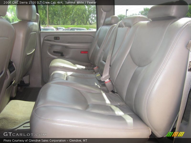 Summit White / Pewter 2006 GMC Sierra 1500 SLT Crew Cab 4x4
