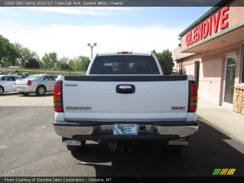 Summit White / Pewter 2006 GMC Sierra 1500 SLT Crew Cab 4x4