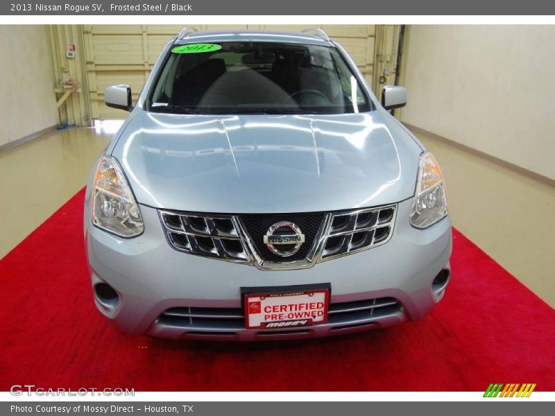 Frosted Steel / Black 2013 Nissan Rogue SV