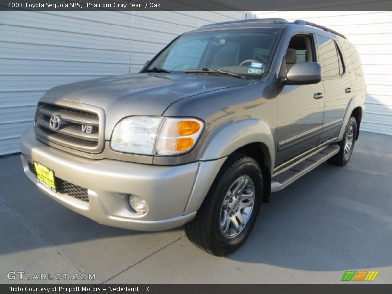 Phantom Gray Pearl / Oak 2003 Toyota Sequoia SR5