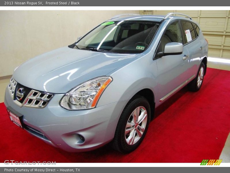 Frosted Steel / Black 2013 Nissan Rogue SV