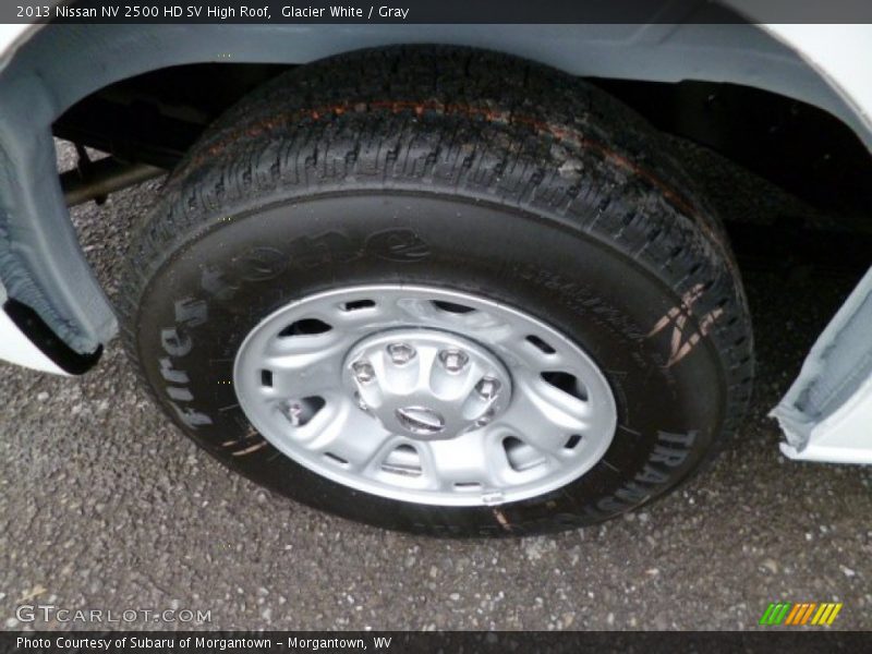 Glacier White / Gray 2013 Nissan NV 2500 HD SV High Roof
