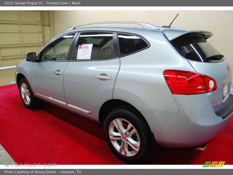 Frosted Steel / Black 2013 Nissan Rogue SV