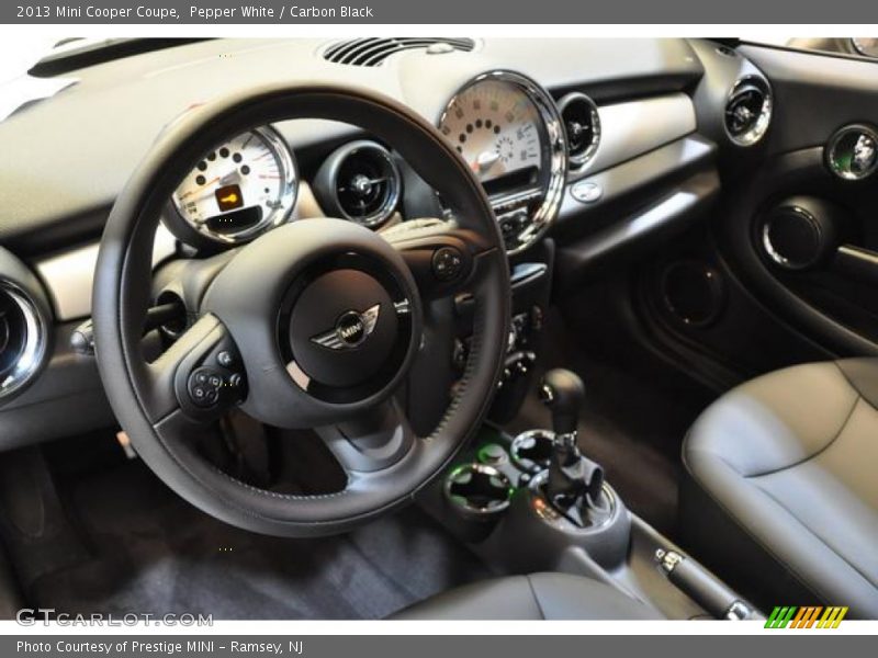 Pepper White / Carbon Black 2013 Mini Cooper Coupe