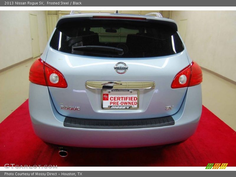 Frosted Steel / Black 2013 Nissan Rogue SV