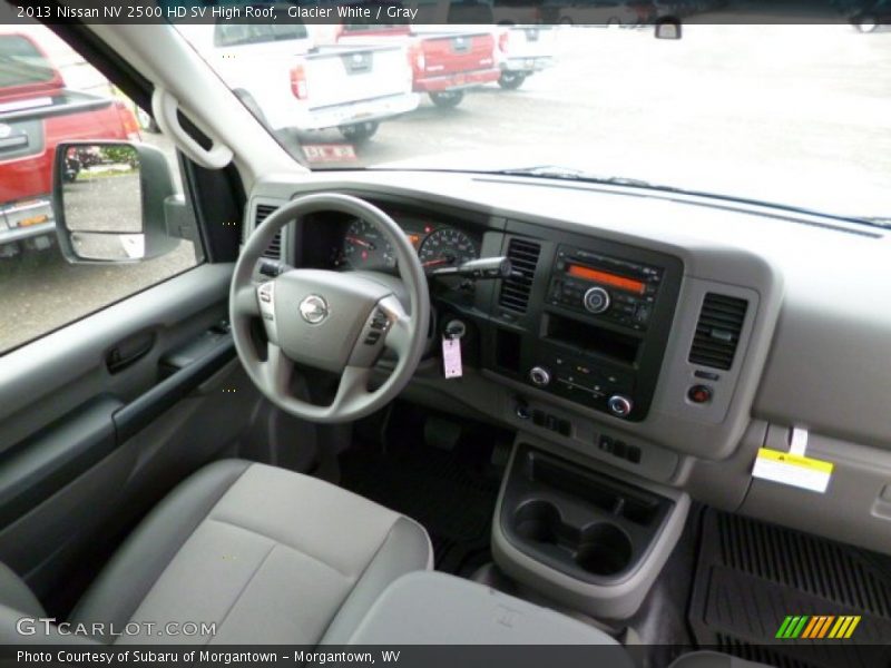 Glacier White / Gray 2013 Nissan NV 2500 HD SV High Roof