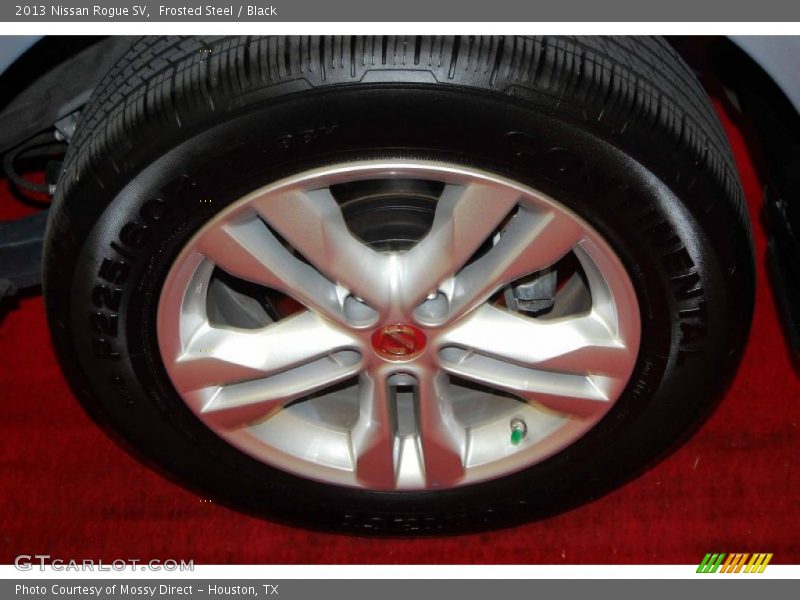Frosted Steel / Black 2013 Nissan Rogue SV