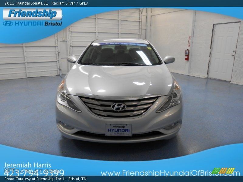 Radiant Silver / Gray 2011 Hyundai Sonata SE