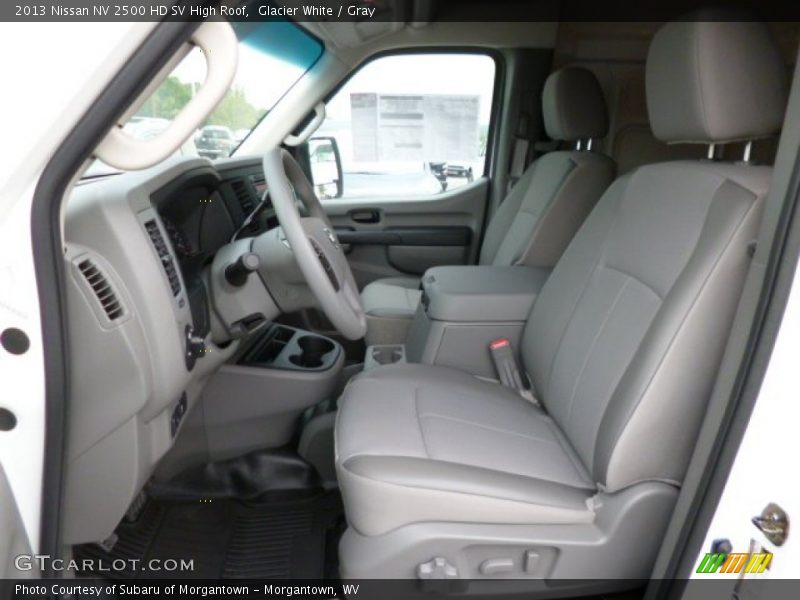 Glacier White / Gray 2013 Nissan NV 2500 HD SV High Roof