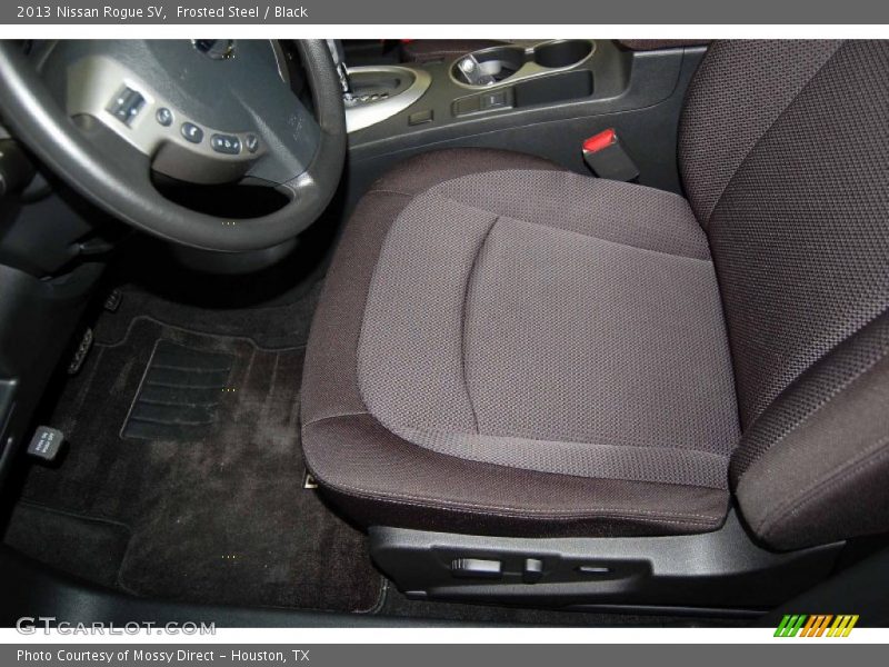 Frosted Steel / Black 2013 Nissan Rogue SV