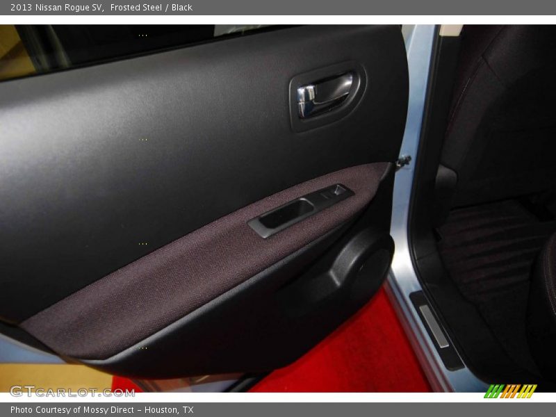 Frosted Steel / Black 2013 Nissan Rogue SV