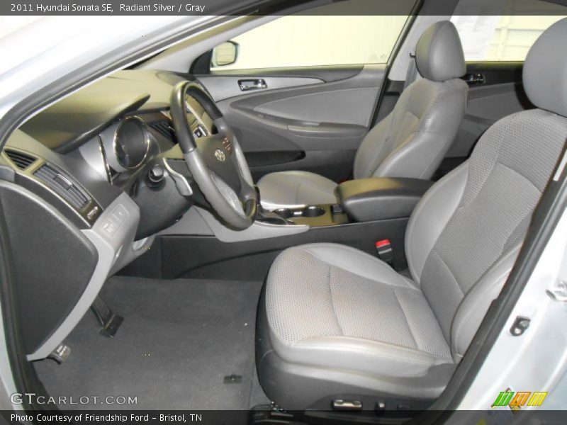 Radiant Silver / Gray 2011 Hyundai Sonata SE
