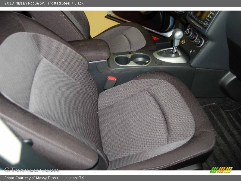Frosted Steel / Black 2013 Nissan Rogue SV
