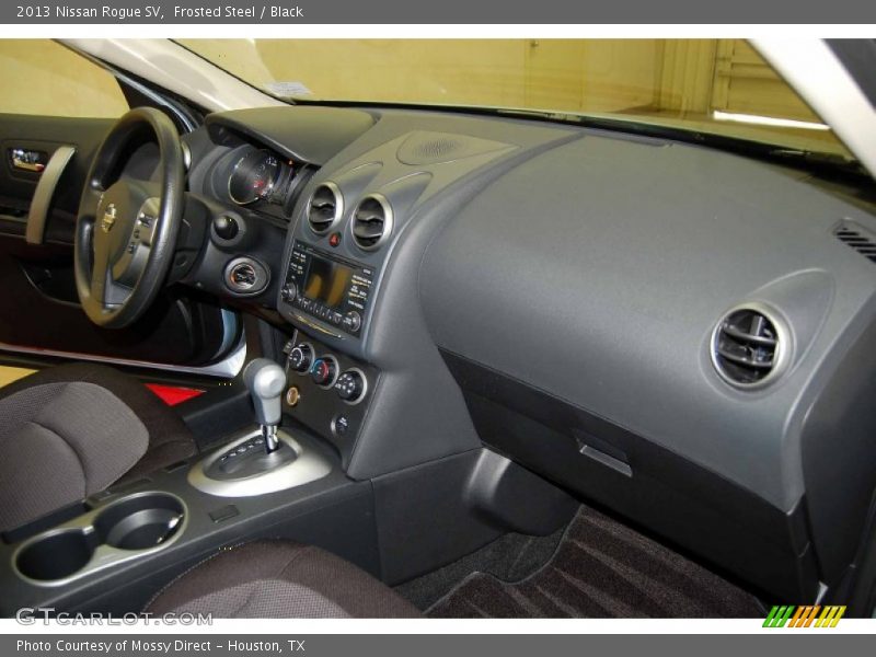 Frosted Steel / Black 2013 Nissan Rogue SV