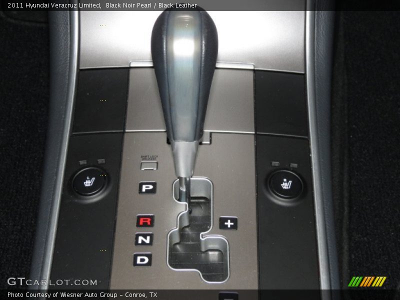 Black Noir Pearl / Black Leather 2011 Hyundai Veracruz Limited