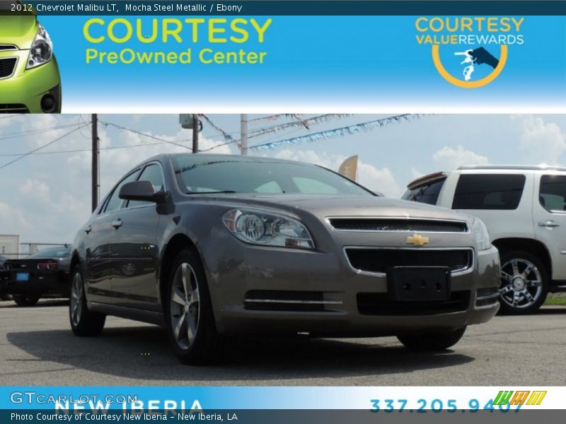 Mocha Steel Metallic / Ebony 2012 Chevrolet Malibu LT