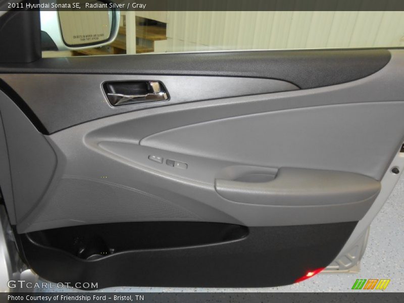 Radiant Silver / Gray 2011 Hyundai Sonata SE