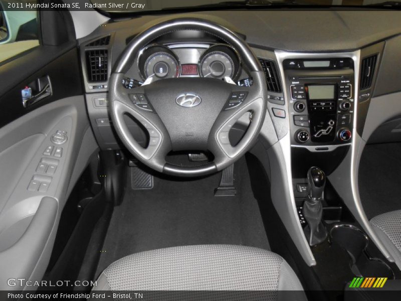 Radiant Silver / Gray 2011 Hyundai Sonata SE