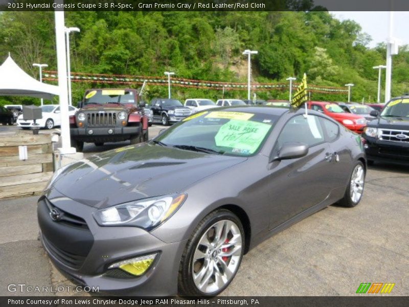 Front 3/4 View of 2013 Genesis Coupe 3.8 R-Spec