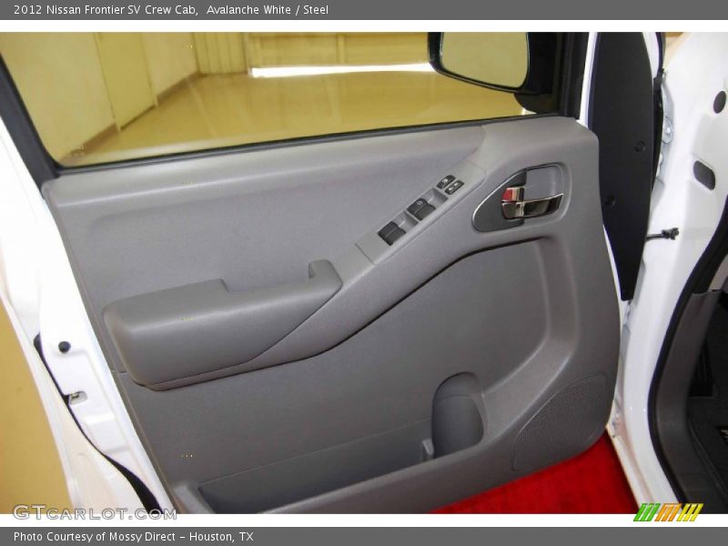 Avalanche White / Steel 2012 Nissan Frontier SV Crew Cab