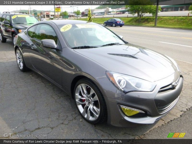 Front 3/4 View of 2013 Genesis Coupe 3.8 R-Spec