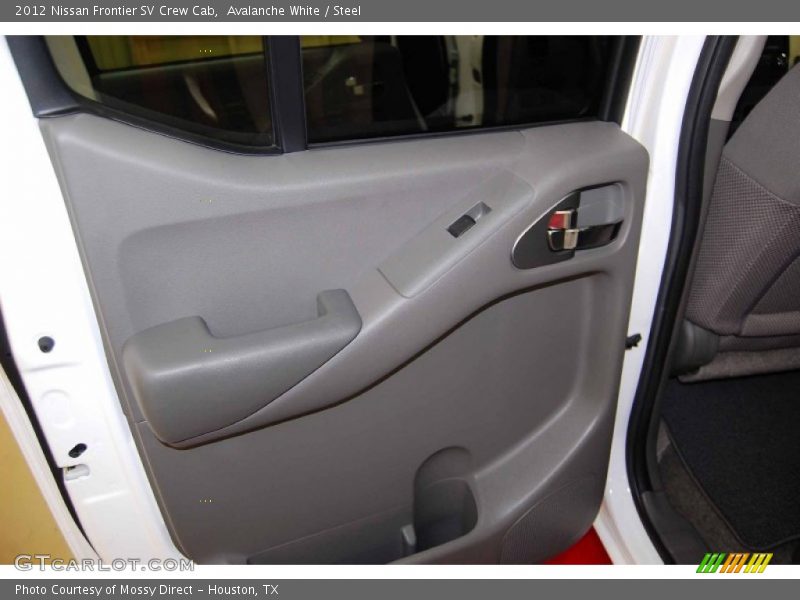 Avalanche White / Steel 2012 Nissan Frontier SV Crew Cab