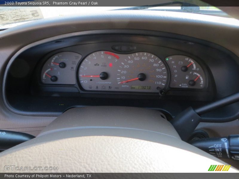 Phantom Gray Pearl / Oak 2003 Toyota Sequoia SR5