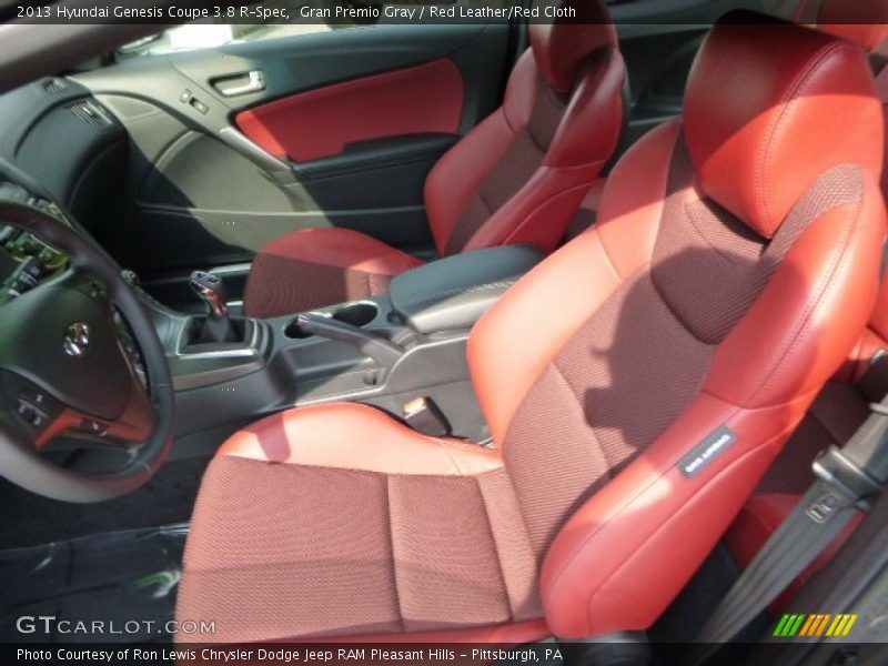  2013 Genesis Coupe 3.8 R-Spec Red Leather/Red Cloth Interior