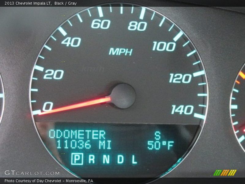 Black / Gray 2013 Chevrolet Impala LT