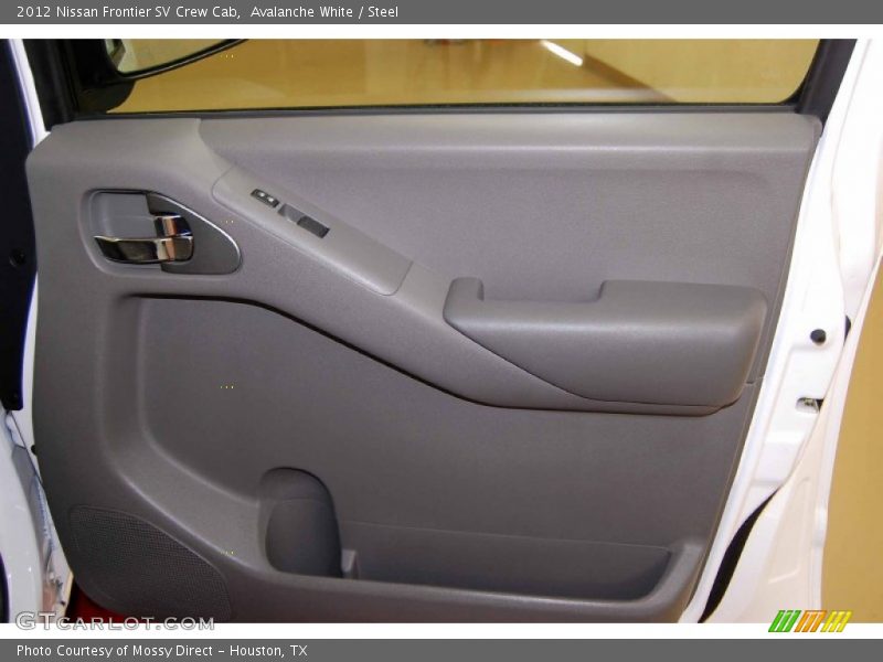 Avalanche White / Steel 2012 Nissan Frontier SV Crew Cab