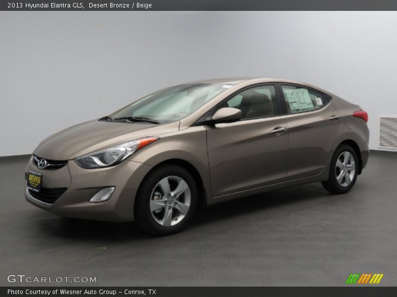 Desert Bronze / Beige 2013 Hyundai Elantra GLS