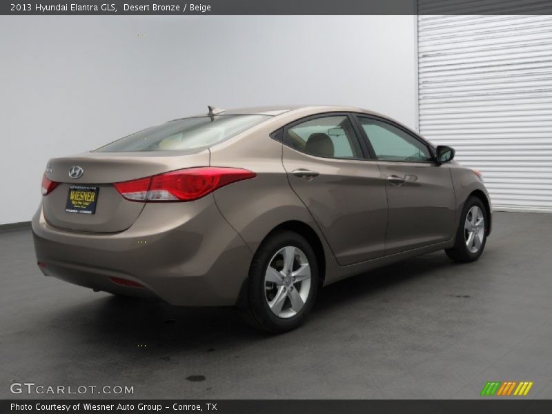 Desert Bronze / Beige 2013 Hyundai Elantra GLS