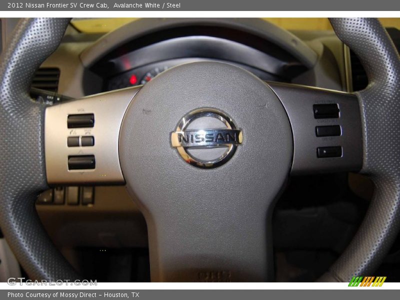 Avalanche White / Steel 2012 Nissan Frontier SV Crew Cab