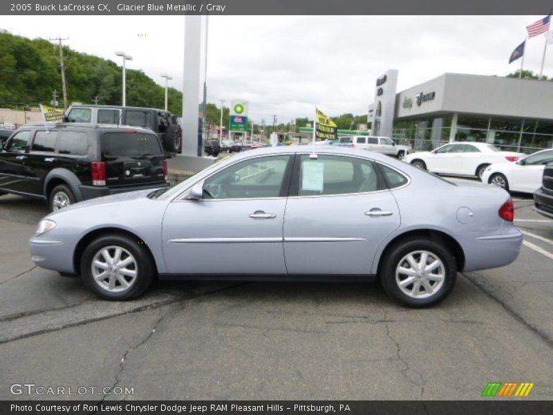 Glacier Blue Metallic / Gray 2005 Buick LaCrosse CX
