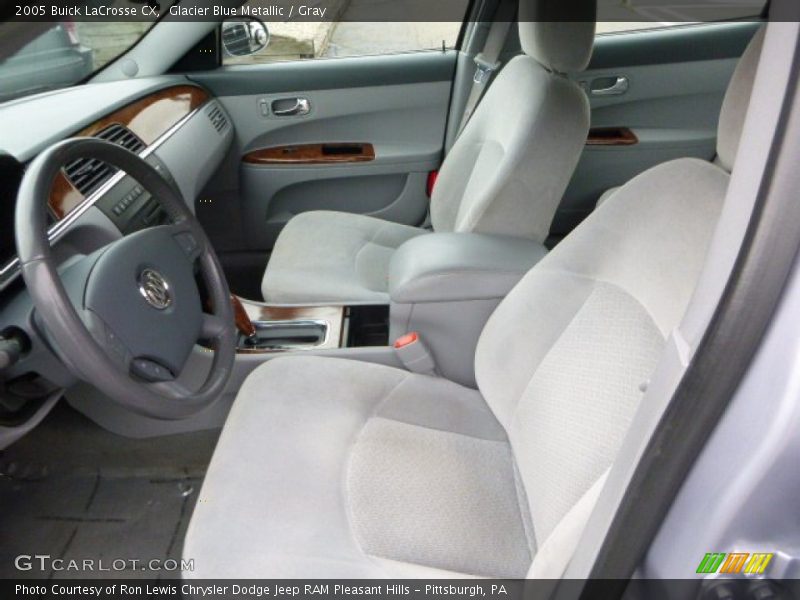 Glacier Blue Metallic / Gray 2005 Buick LaCrosse CX