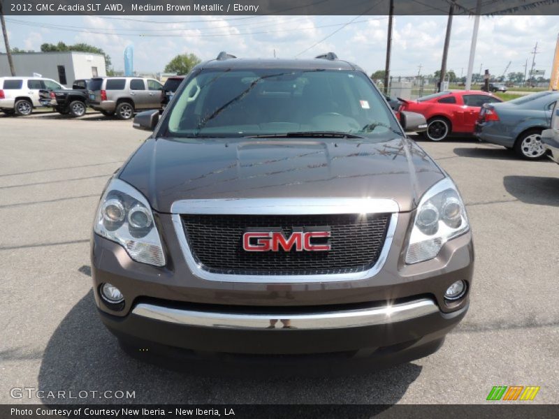 Medium Brown Metallic / Ebony 2012 GMC Acadia SLT AWD