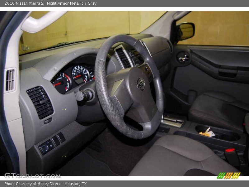Night Armor Metallic / Gray 2010 Nissan Xterra S
