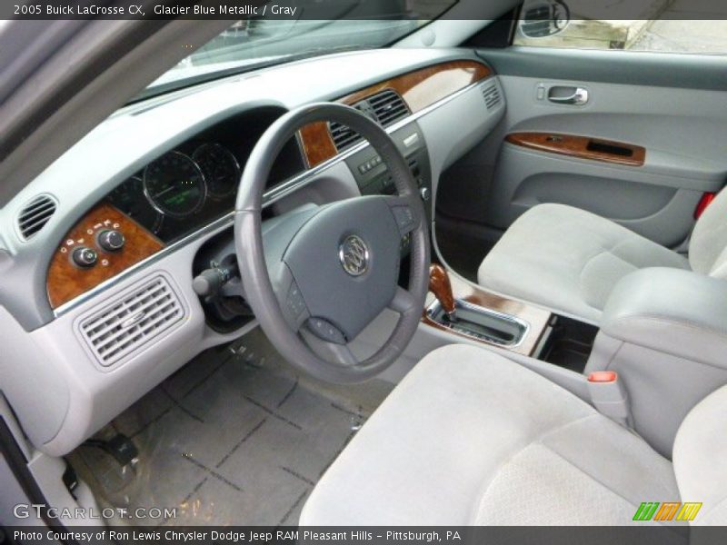 Glacier Blue Metallic / Gray 2005 Buick LaCrosse CX