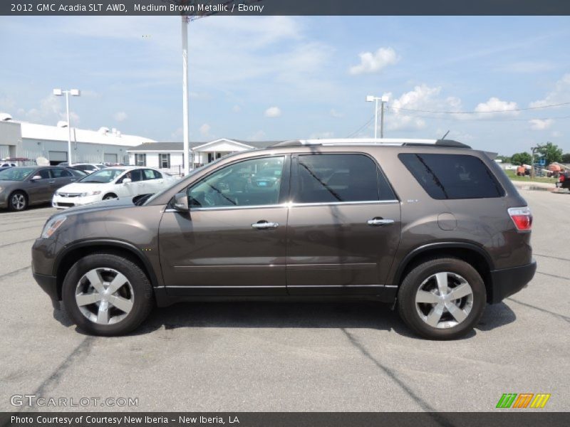 Medium Brown Metallic / Ebony 2012 GMC Acadia SLT AWD